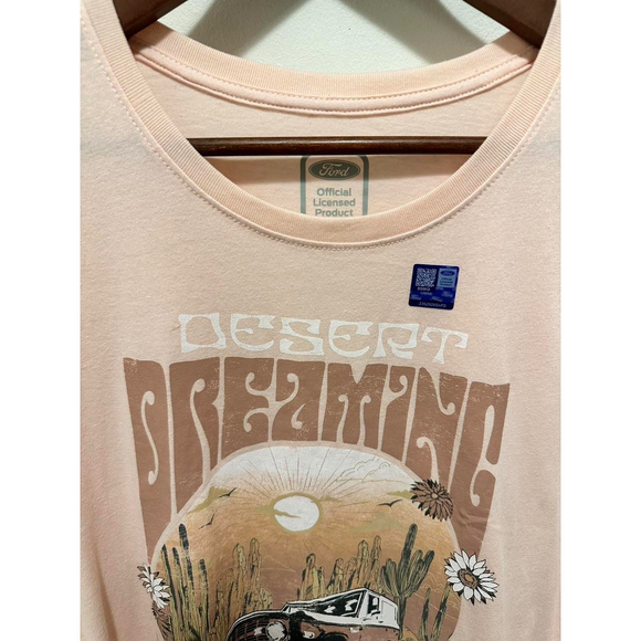 Ford Bronco Tshirt graphic tee cactus dessert mojave western ford bronco men tee - Picture 3 of 5